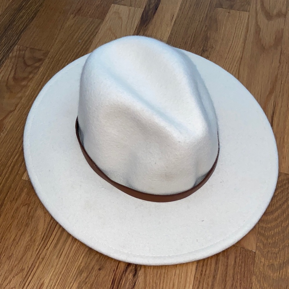 Free people white felt hat